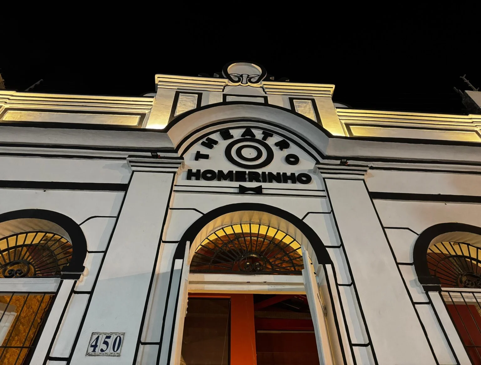 Theatro Homerinho, localizado no bairro do Jaraguá Theatro Homerinho, localizado no bairro do Jaraguá